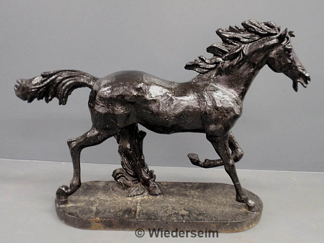Nice large cast iron statue of a