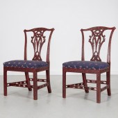 NICE PAIR CHINESE CHIPPENDALE