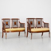 NICE PAIR GEORGE III STYLE PAI