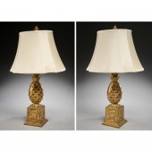 NICE PAIR ITALIAN GILTWOOD PIN