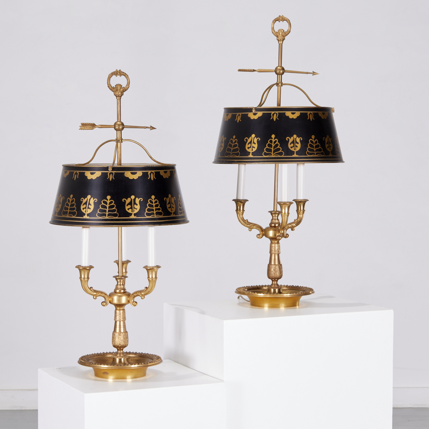 NICE PAIR LOUIS XVI STYLE BRONZE