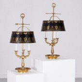 NICE PAIR LOUIS XVI STYLE BRON