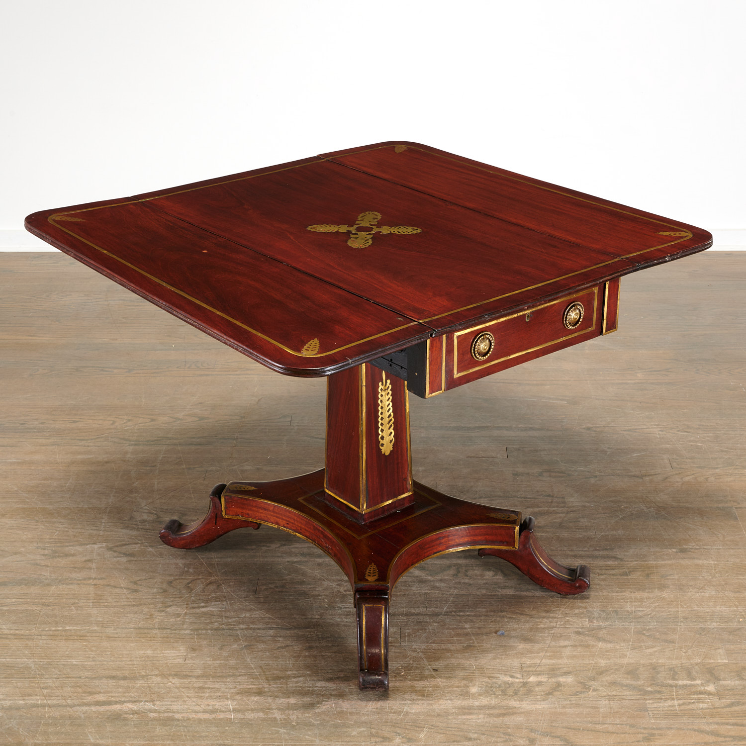 NICE REGENCY BRASS INLAID