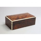 Nice smokers box, bone inlay w