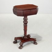 NICE WILLIAM IV FIGURED MAHOGA
