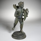 NICELY CAST ROMAN STYLE BRONZE