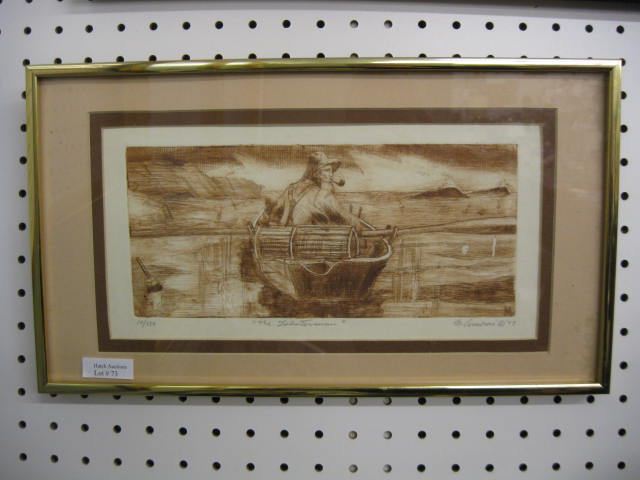 Nicholas Amorosi Etching ''The