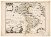 NICHOLAS DE FER MAP OF THE AME