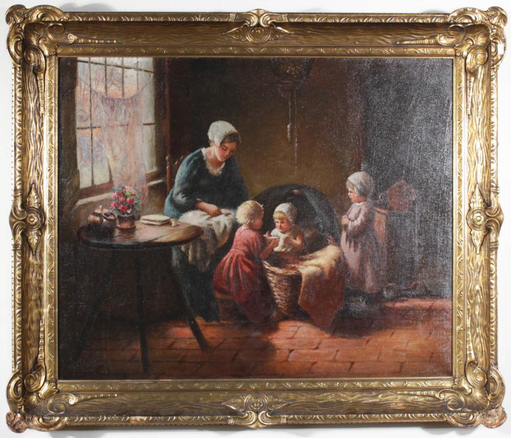 NICHOLAS LENZ OIL ON CANVASNICHOLAS