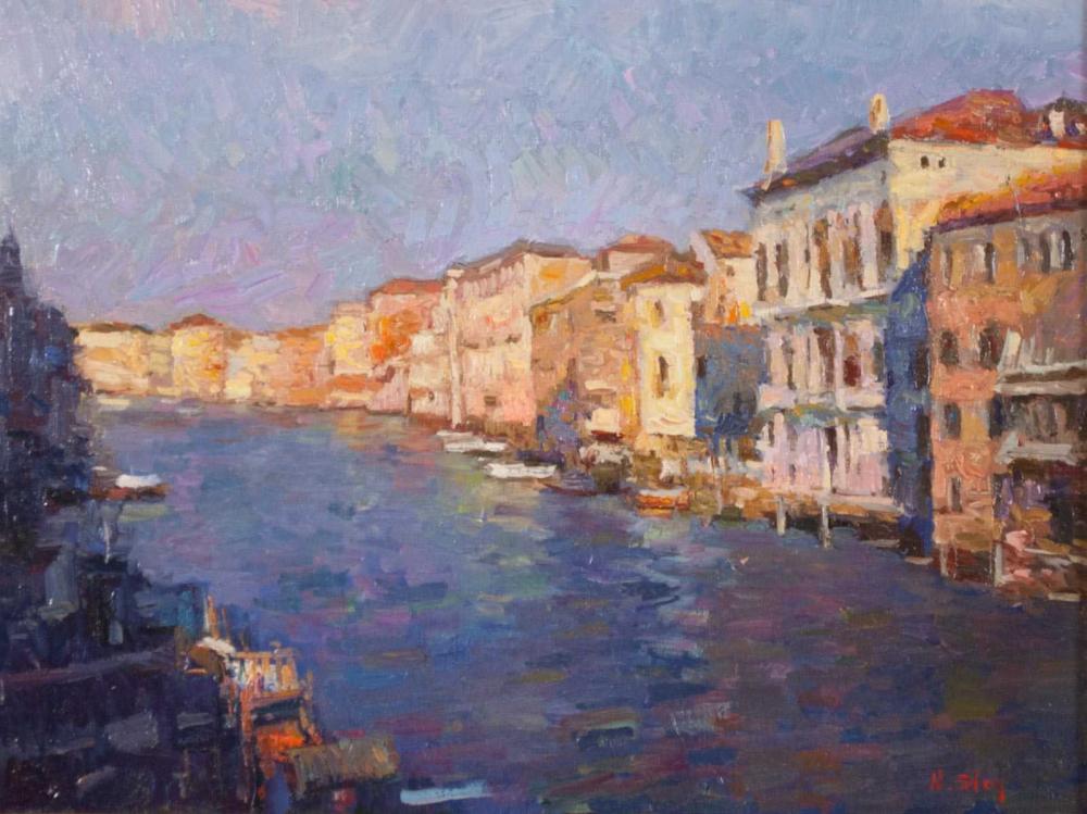 NICK STOQ OIL ON CANVAS, VENICE