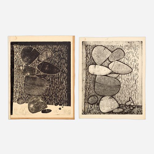 NICK VACCARO 1960S COLLAGRAPH