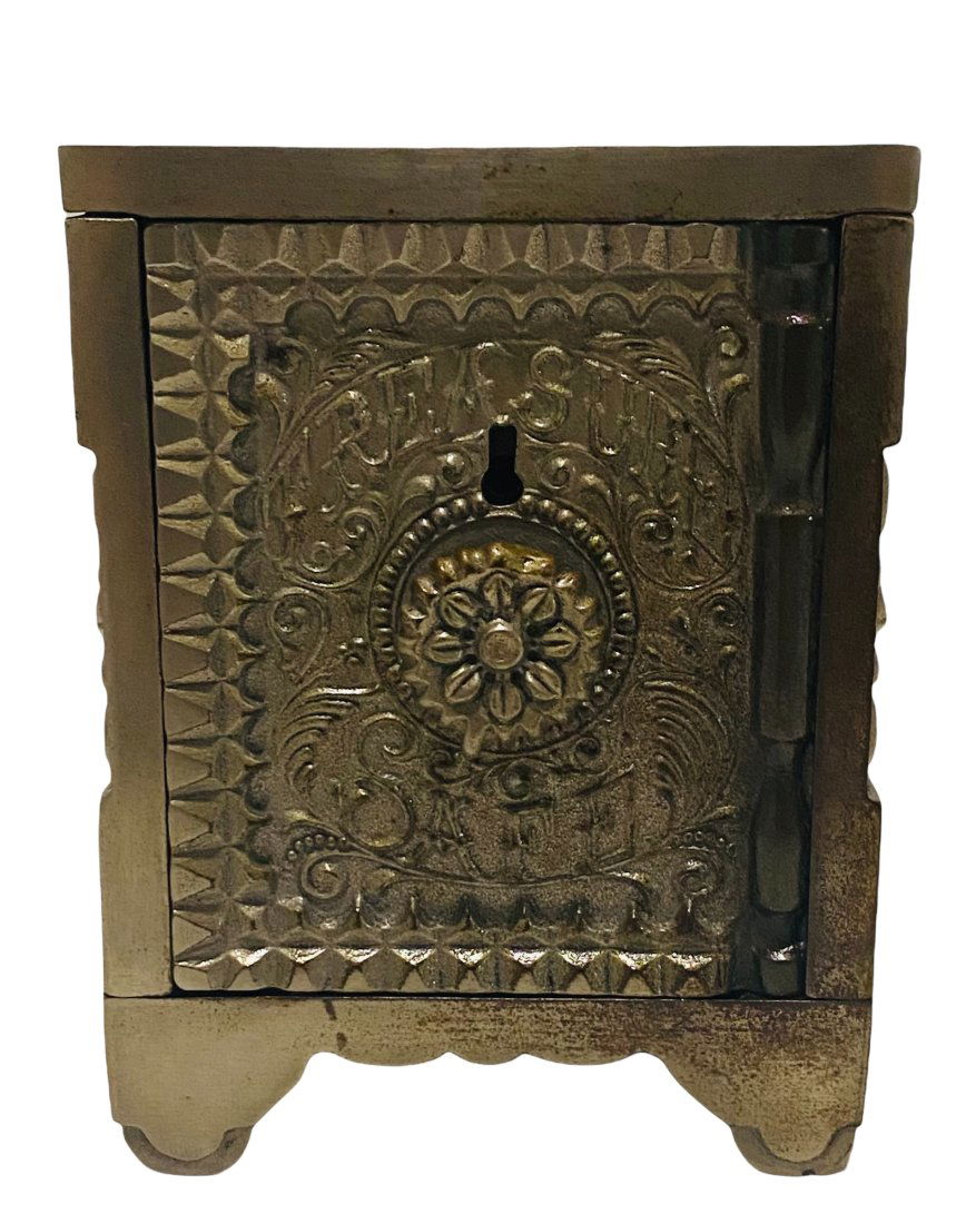 NICKEL PLATED CAST IRON TREASURE