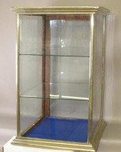 NICKEL PLATED & GLASS DISPLAYc
