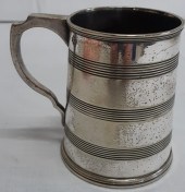 NICKLED SILVER TANKARD BY OTTA