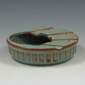 Nicodemus Turquoise Ashtray ma