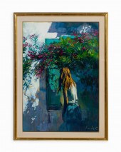 NICOLA SIMBARI, OIL ON PAPER "