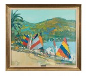 NICOLA SIMBARI "SAILBOATS IN P