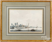 NICOLAAS WICART WATERCOLOR RIV
