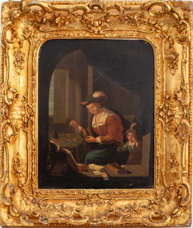 NICOLAES MAES ATTR. 'THE ALCHEMIST'