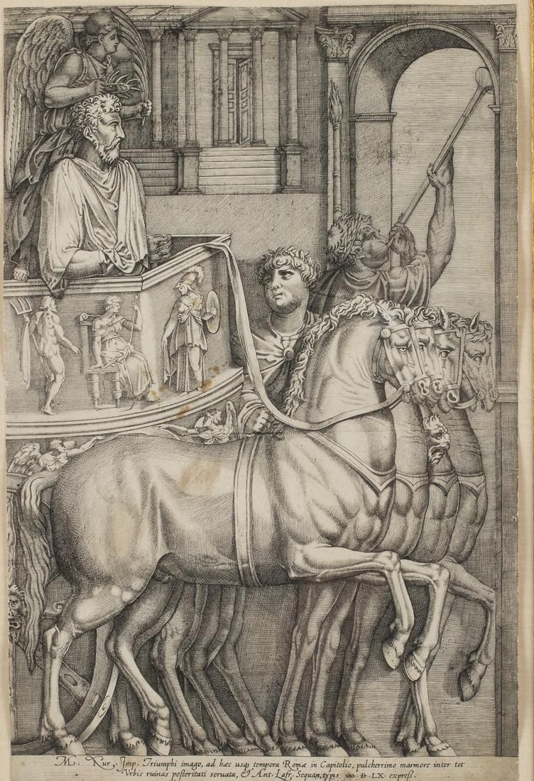 NICOLAS BEATRIZET, ENGRAVING, C.