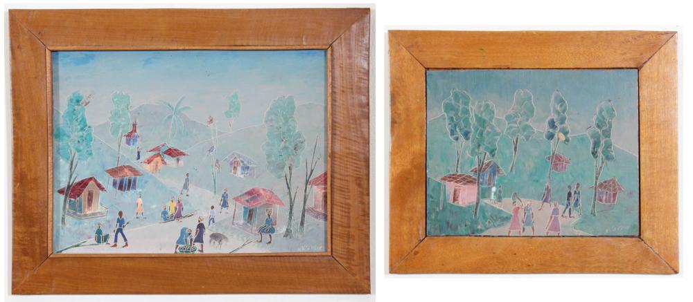 NICOLAS DREUX TWO OILS ON