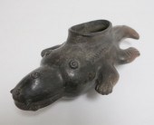NICOYA CROCODILE EFFIGY VESSEL