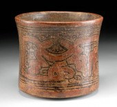 NICOYA POLYCHROME POTTERY CYLI
