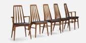 Niels Koefoed. Eva chairs, set