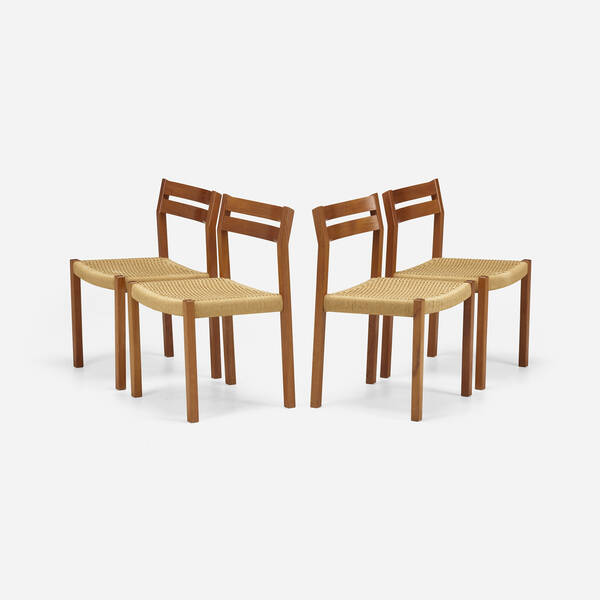 Niels O. Møller. Dining chairs, set