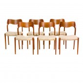 NIELS O. MOLLER, DINING CHAIRS