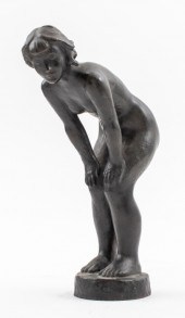 NIELS TVEDE NUDE WOMAN BRONZE