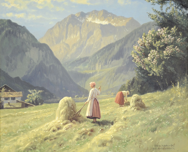NIELS WALSETH OIL ON CANVAS (Danish