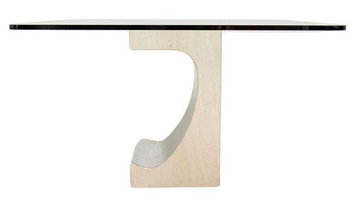NIEMEYER STYLE TRAVERTINE &AMP;