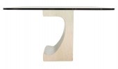 NIEMEYER STYLE TRAVERTINE & CH