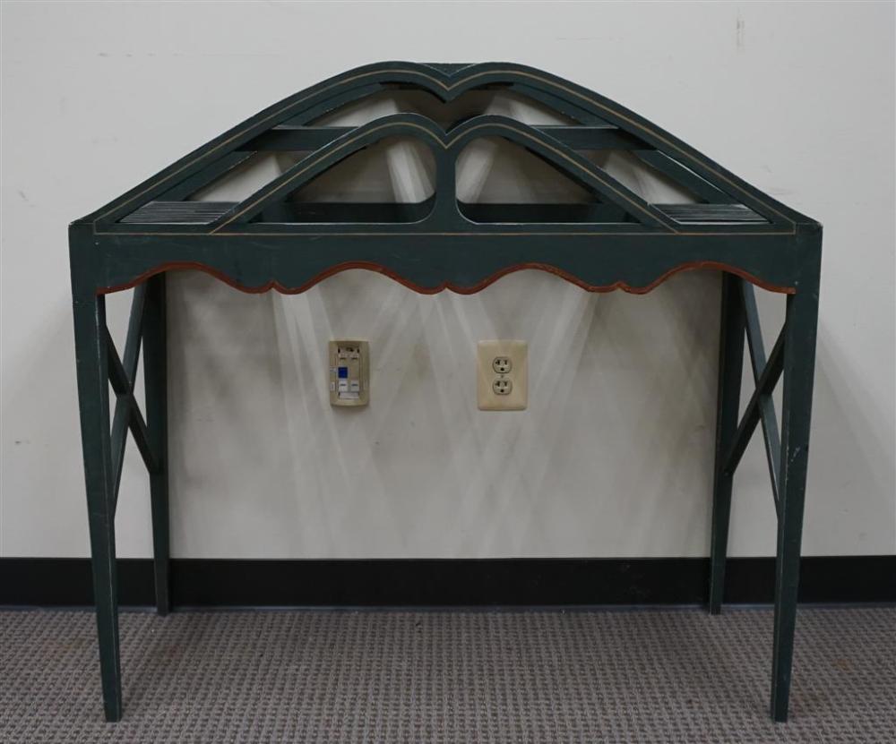 NIERMANN WEEKS GREEN PAINTED WOOD