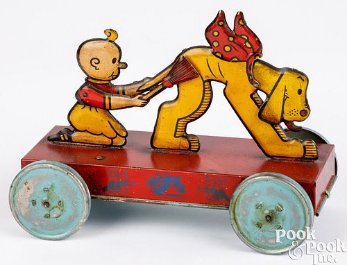 NIFTY TIN LITHOGRAPH PULL