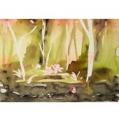 NIGEL COOKE, WATERCOLOR ON PAP
