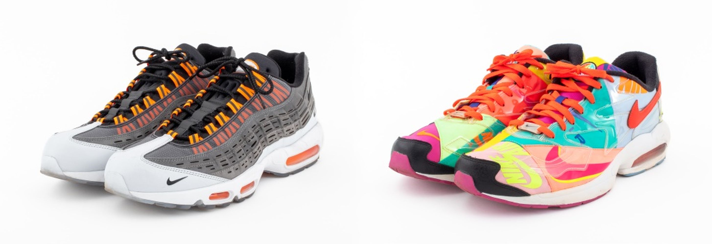 NIKE AIR MAX SNEAKERS, 2 PAIRS