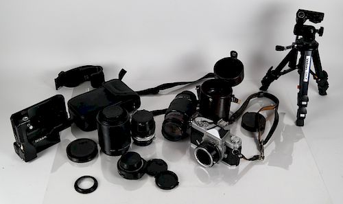 NIKKORMAT CAMERA & EQUIPMENTLot