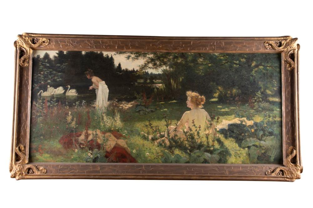 NIKOLAI SHABUNIN: "SWAN"oil on