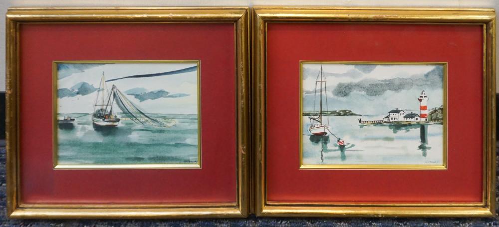 NIKOLAY, TWO WATERCOLORS OF
