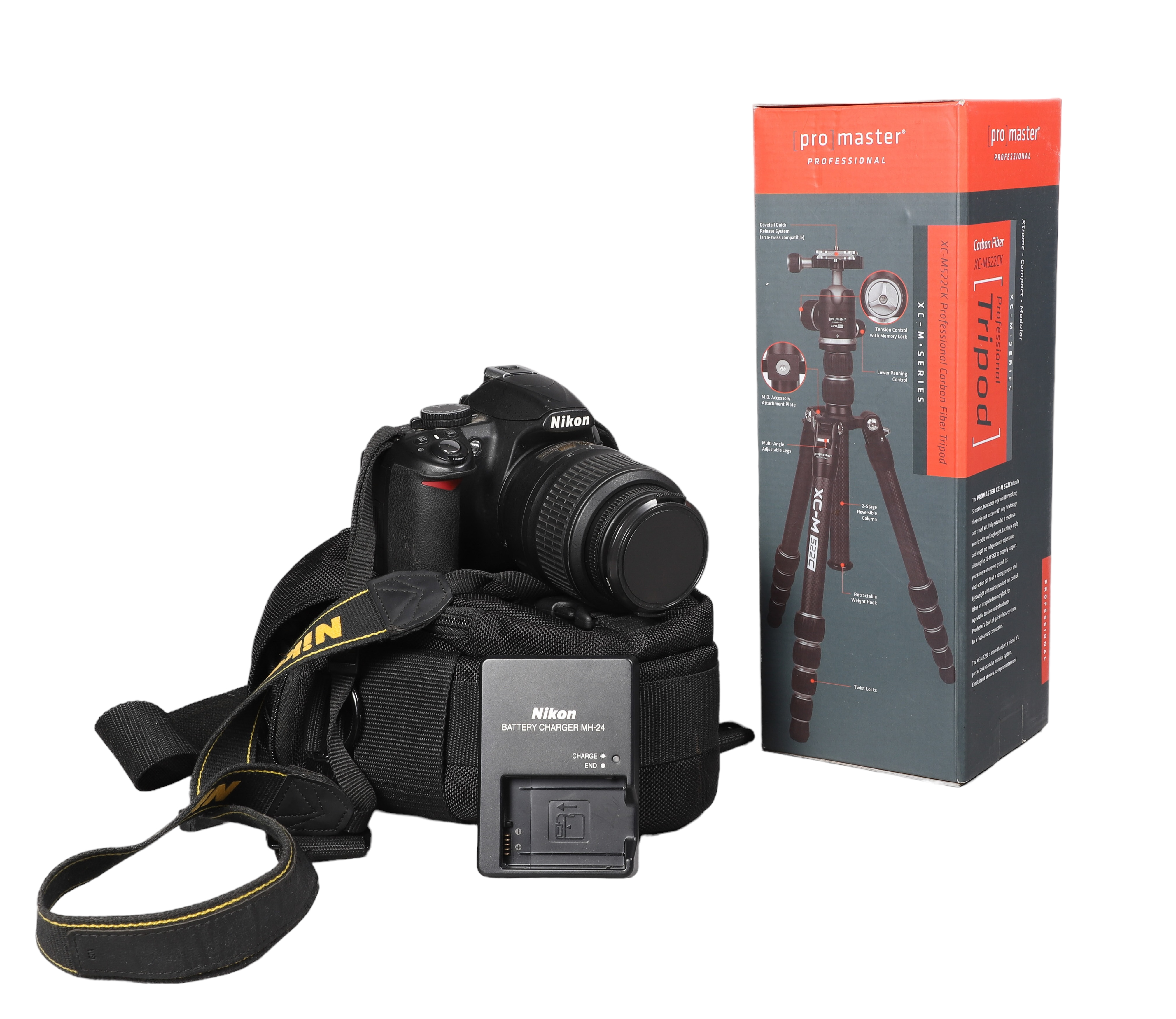 Nikon D3100 digital camera, AF-S DX