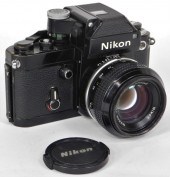 NIKON F2 BLACK BODY CAMERA, NI