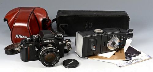 NIKON F3 CAMERA W/ ACCESSORIES &