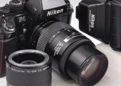 NIKON F4 CAMERA BODY WITH ACCE