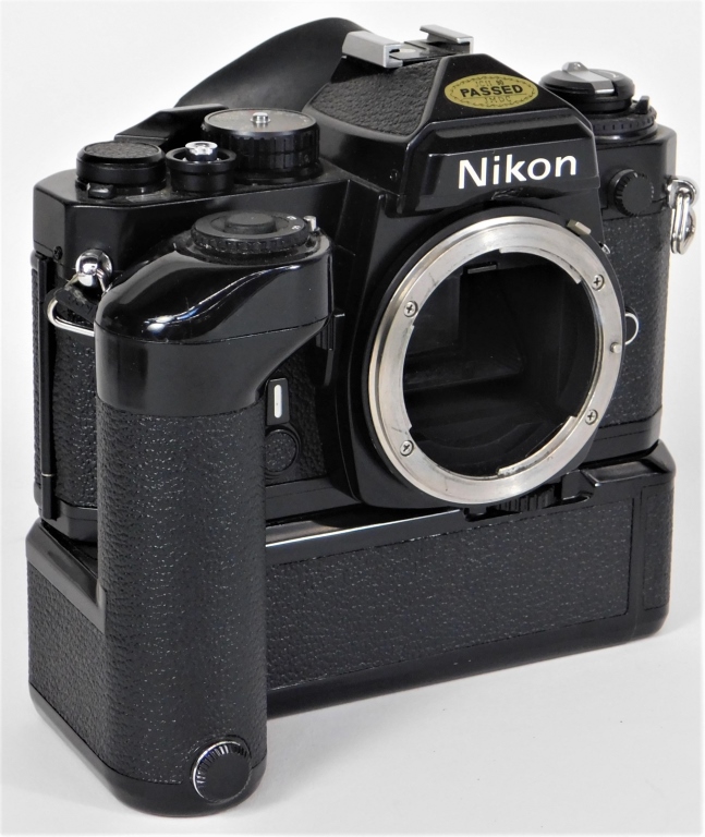 NIKON FE BLACK BODY SLR CAMERA BODY