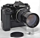 NIKON FM2 BLACK BODY CAMERA, S