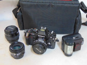NIKON N2020 35MM CAMERA WITH 3