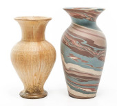 NILOAK POTTERY VASE WITH AN AR