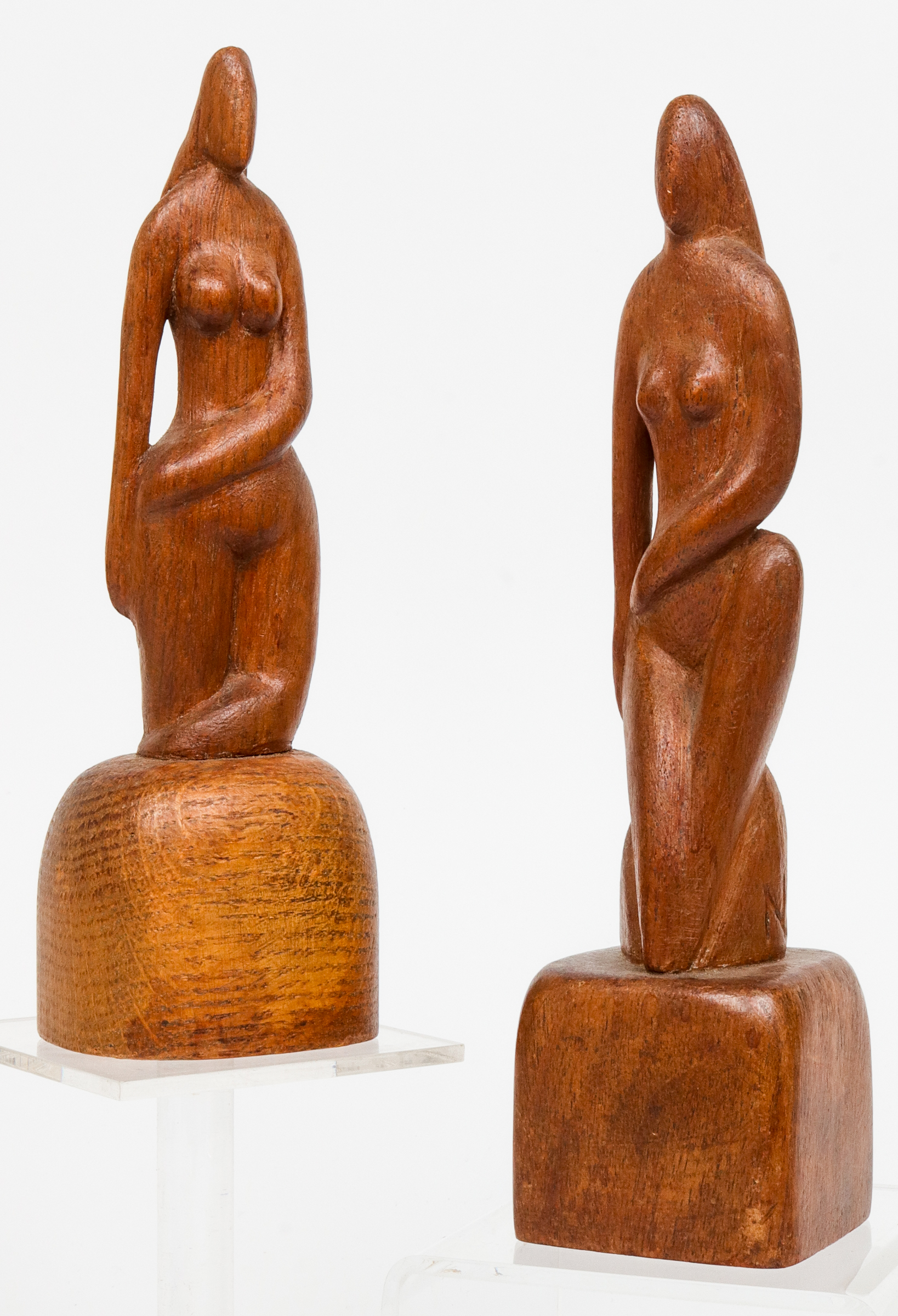 NIMO MOCHARNIUK CARVED WOOD FIGURAL
